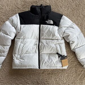 The North Face Black and White Puffer Jacket